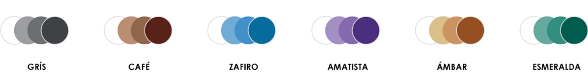 Gris Cafe Zafiro Amatista Ambar Esmeralda